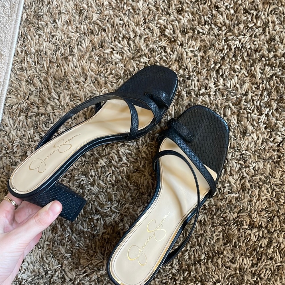 Jessica Simpson Black Heels